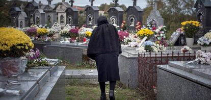 Imagen de archivo de un cementerio de orense.