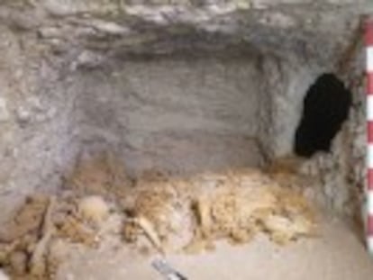 A sepultura, da XI Dinastia, foi encontrada na necrópole de Dra Abu el Naga pela equipe do projeto Djehuty