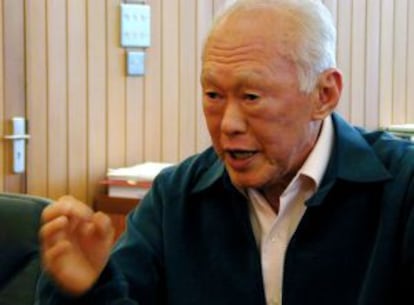 El fundador de Singapur, Lee Kuan Yew.