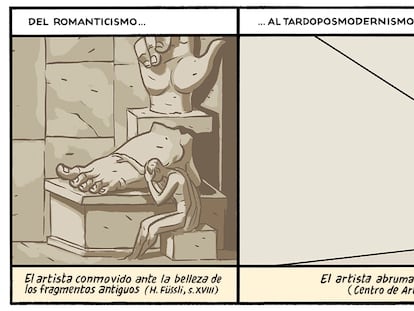 Trampantojo: Romanticismo y tardoposmodernismo