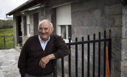 Herculiano Escuredo, vecino jubilado de Baños (A Veiga).