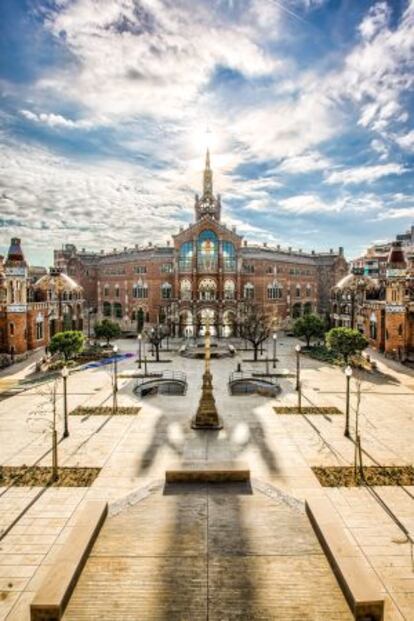 Fachada principal del Hospital Sant Pau.