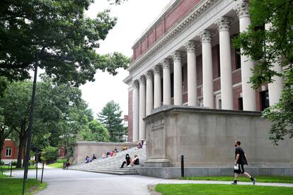 El campus de Harvard en Cambridge, Massachusetts.