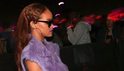 Rihanna, en el día 2 del festival de Coachella celebrado en Indio (California).