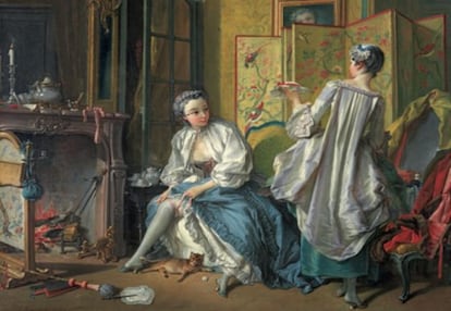 &#039;La toilette&#039;, 1742. &Oacute;leo sobre lienzo.
 