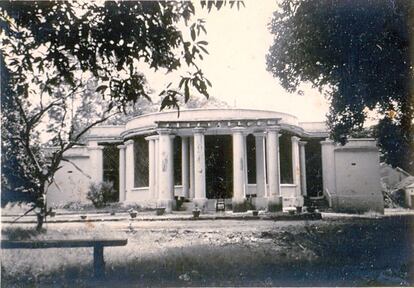 La casa familiar de los Anderson en Bangalore.