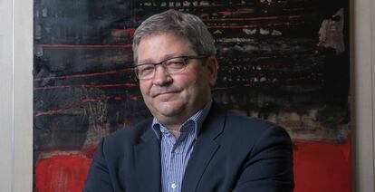 Chris Round, en la sede de Merck en Madrid.