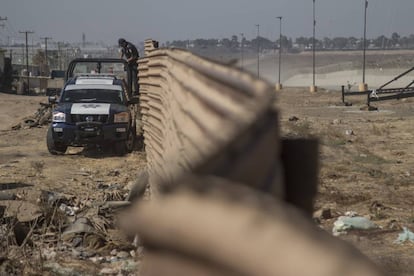 La frontera entre M&eacute;xico y Estados Unidos.