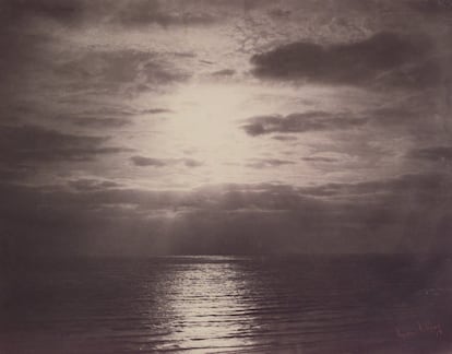 'Reflejo del sol sobre el mar', de 1856.