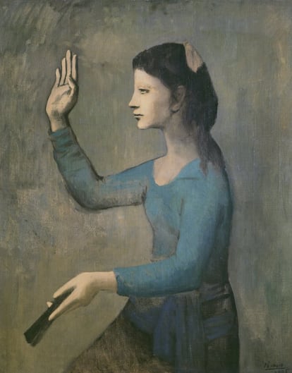 'Mujer con abanico', 1905.
