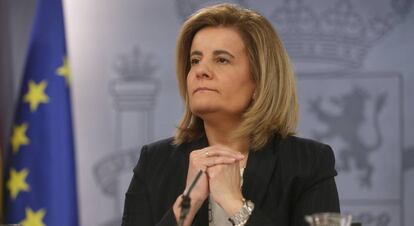 F&aacute;tima B&aacute;&ntilde;ez, ministra de Trabajo