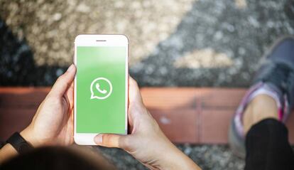 WhatsApp en un smartphone 