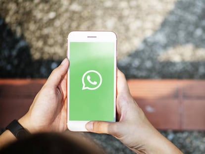 WhatsApp en un smartphone 