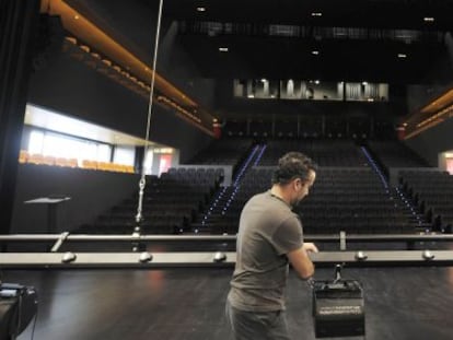 El nuevo centro esc&eacute;nico La Rambleta desde el escenario. 