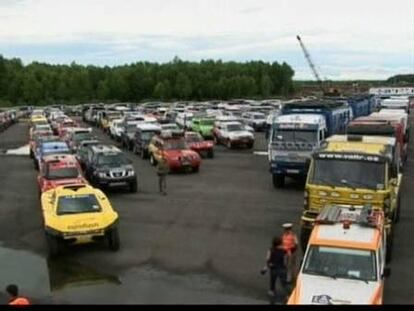 Llegan a Argentina los vehículos participantes en el Dakar