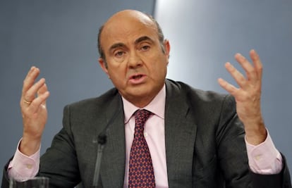 El ministro de Economía, Luis de Guindos.