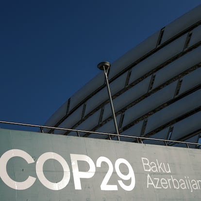 A view shows a venue of the COP29 United Nations climate change conference, in Baku, Azerbaijan November 22, 2024. REUTERS/Murad Sezer