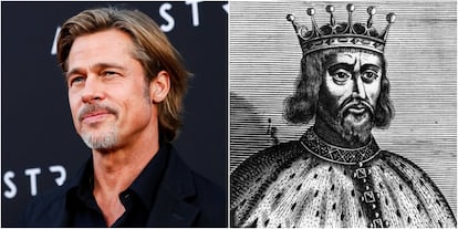 Brad Pitt también tiene sangre azul en sus venas. El actor desciente, por parte de madre, de Enrique II de Inglaterra.