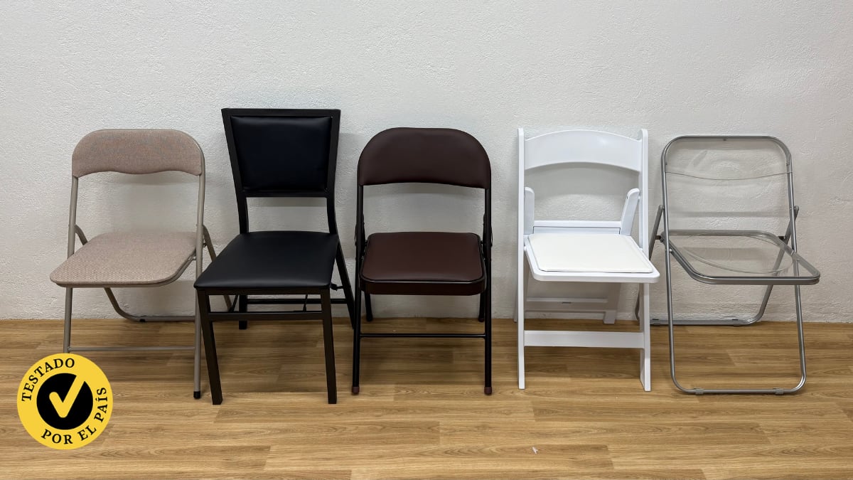 ¿Tienes invitados en casa y te faltan sillas? Hemos probado cinco modelos plegables que apenas ocupan espacio (y no son feos)