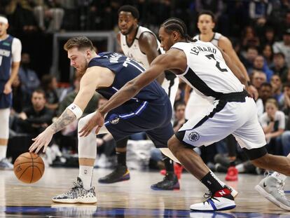 Luka Doncic y Kawhi Leonard.