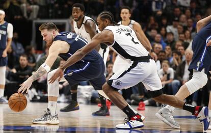 Luka Doncic y Kawhi Leonard.