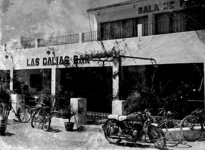 Bar Las Dalias, abierto desde 1954 en Santa Eulària des Riu (Ibiza).