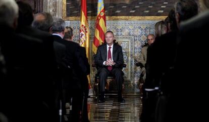 El president de la Generalitat, Alberto Fabra. 