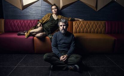 Los músicos Zahara e Iván Ferreiro, en la presentación de Contrapunto.