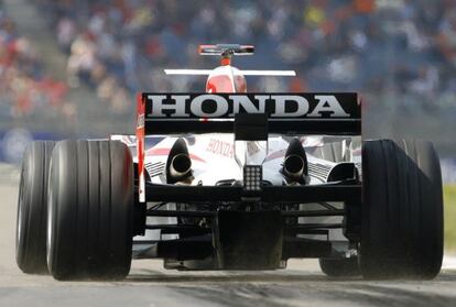 Barrichello, durante el GP de Nürburgring en 2008