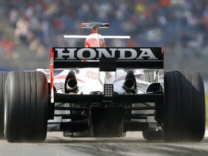 Barrichello, durante el GP de Nürburgring en 2008