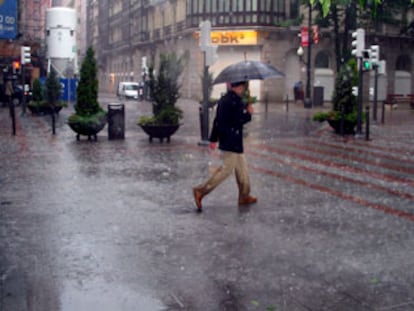 Tormenta de verano en Bilbao