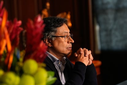 Gustavo Petro en Bogotá, el 4 de agosto de 2025.