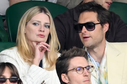 La actriz y modelo Mischa Barton, que alcanzó la fama gracias al éxito de los dosmil 'The O.C.', durante uno de los partidos del torneo.
