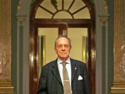 Manuel Fraga Iribarne en el Senado, en una imagen de 2006.