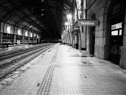 La estación de ferrocarril de Portbou hoy