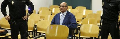 El expresidente de la patronal CEOE, Gerardo Díaz-Ferrán, en el banquillo de los acusados.