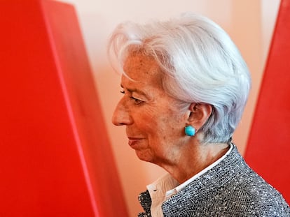 La presidenta del BCE, Christine Lagarde, esta semana en Colonia (Alemania).