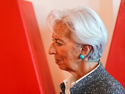 La presidenta del BCE, Christine Lagarde, esta semana en Colonia (Alemania).