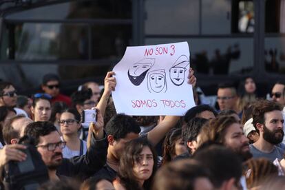 Las calles de Guadalajara durante la protesta.