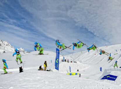 Truco de un rider en el Movistar Snow Extreme