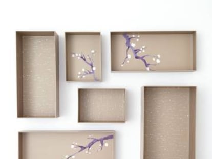 Set de cajas Hikidashi Box, diseñadas por Marie Kondo.
