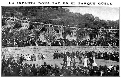 Festa benèfica presidida per la infanta Paz i la seva filla, la princesa Pilar, el 19 de novembre de 1911.
