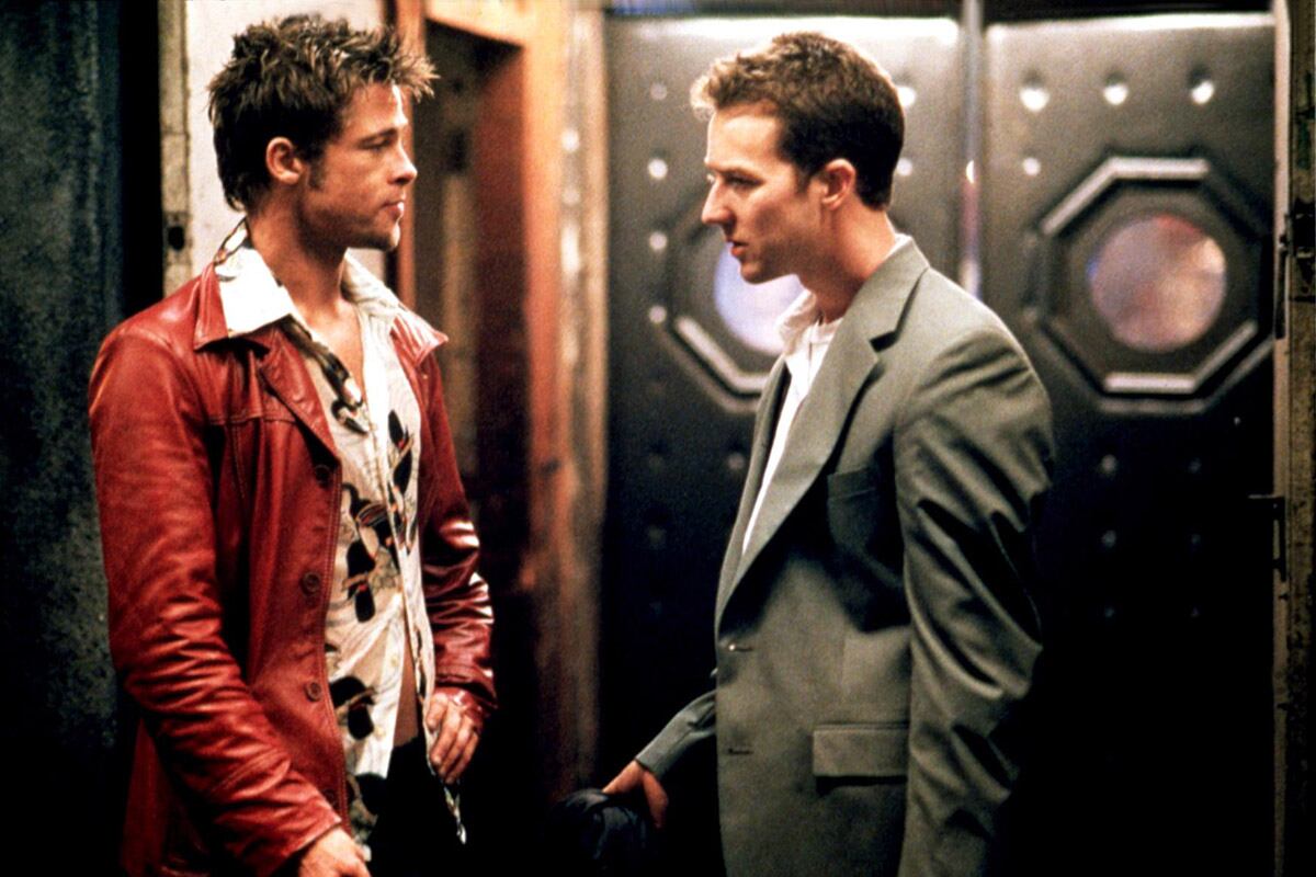 Escena de 'El club de la lucha', película de David FIncher en la que se aborda el nihilismo.