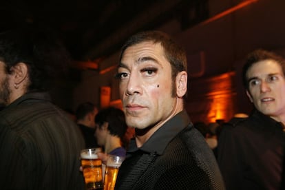 El actor Javier Bardem, en la fiesta de los premios Teddy en la Berlinale de 2007.