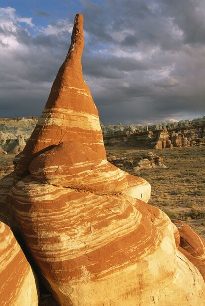 'Hoodoo' en el Desierto Pintado, Arizona (EE UU).