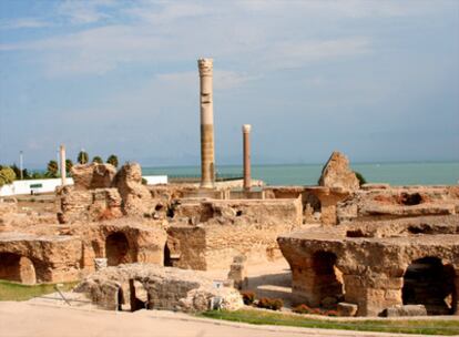Restos de las Termas de Antonino en Cartago