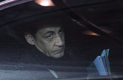 El presidente francés, Nicolas Sarkozy, en Bruselas.
