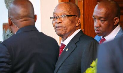 El presidente Zuma, en Ciudad del Cabo, el pasado 7 de febrero.