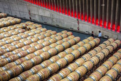 Bodegas Portia, en Gumiel de Izán (Burgos), Ribera del Duero.