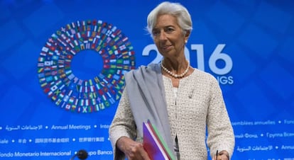 La directora gerente del Fondo Monetario Internacional (FMI), Christine Lagarde.